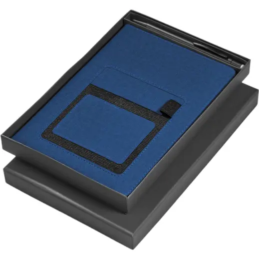 Moda Notebook & Pen Set Blue Gift Box